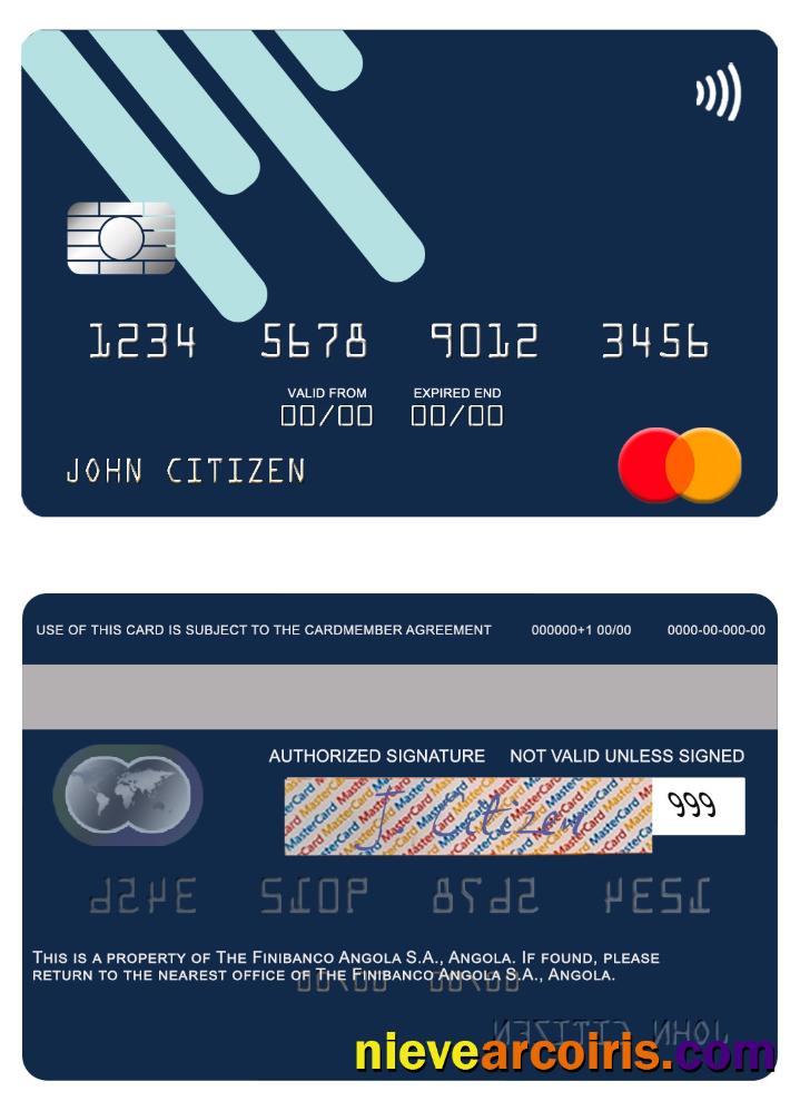 Angola Finibanco Angola S.A. mastercard